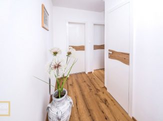 Moderné interiérové dvere s drevom
