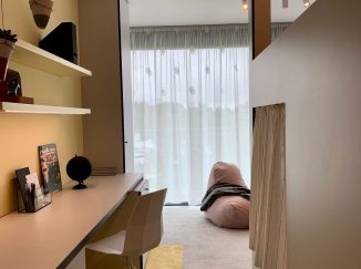 moderná detská izba s poschodovou posteľou