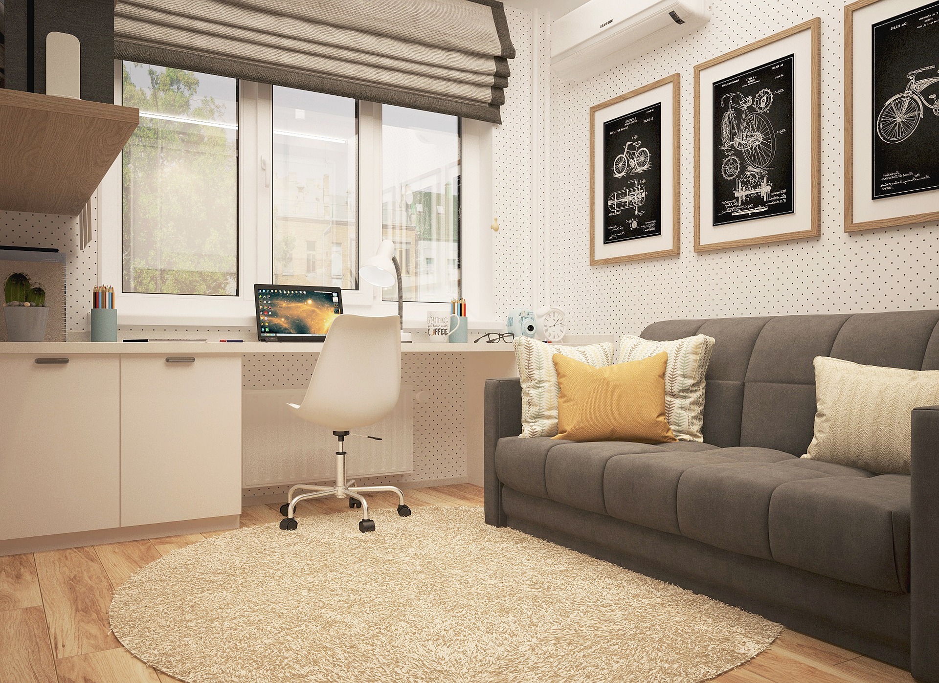 Ako vylepšiť home office? Vytvorte miesto, v ktorom bude radosť pracovať.